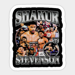 Shakur Stevenson Vintage Bootleg Sticker